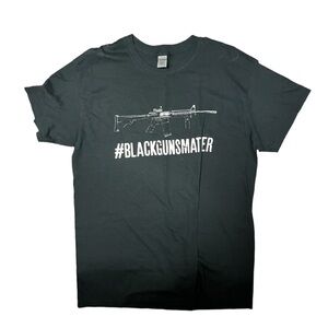 Black guns matter t shirt